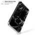 Crushed Black iPhone XS Max Clear Case